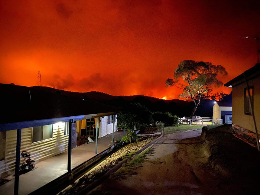 Bushfires strike with a spike
