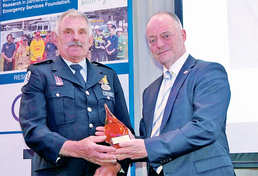 Graham wins an emergency services award
