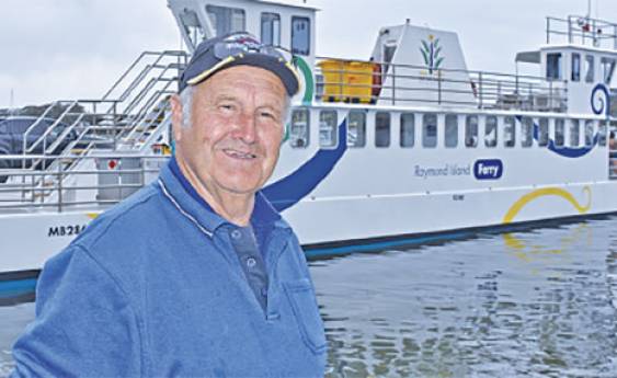 All maxed out: Max hangs up his ferry tools